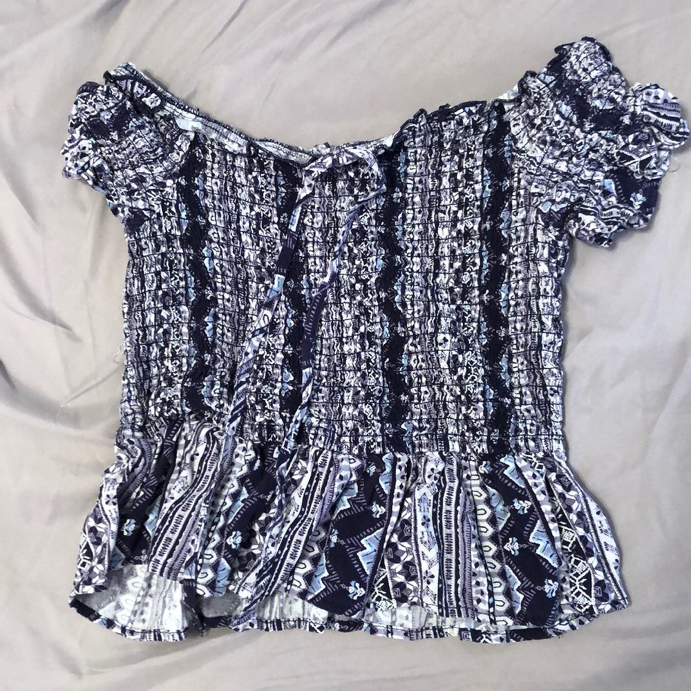 target off the shoulder crop top